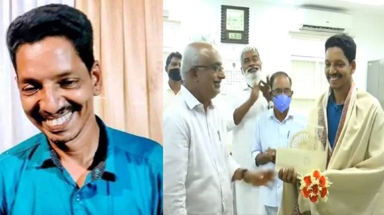 ulccs gives job to baburaj