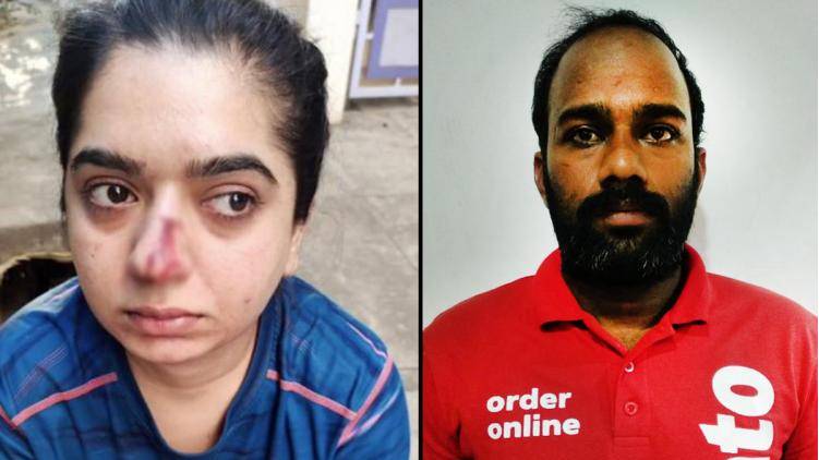 zomato delivery boy arrested for attacking customer
