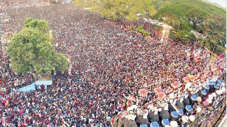 Devaswom protests Thrissur Pooram