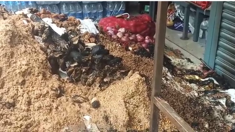 Kozhikode League shop fire