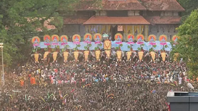 Thrissur Pooram without crowd