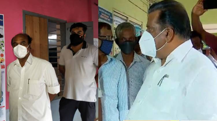 ep jayarajan and e chandrashekharan came for voting
