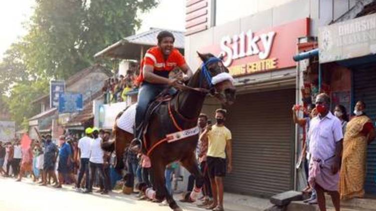 more arrest in thathamangalam horse riding