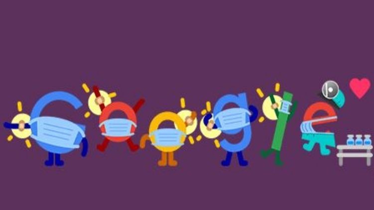 Google doodle encourages people to get vaccinated