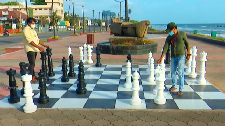 chess board calicut beach