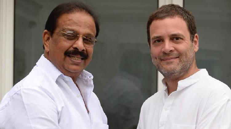 k sudhakaran rahul gandhi