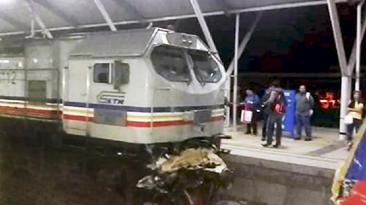 Injured Metro Trains Collide
