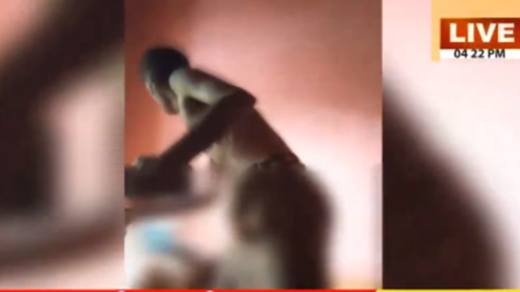 old assaulted Grandson arrested