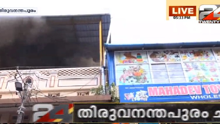 fire in thiruvananthapuram chalai