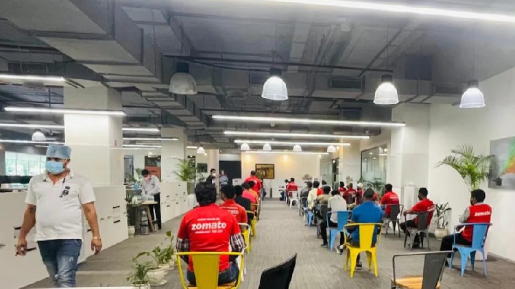 Zomato Swiggy COVID Vaccination