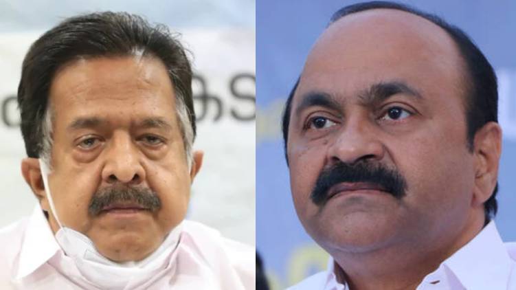 ramesh chennithala v d satheeshan