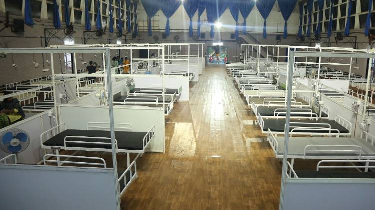 indias biggest oxygen bed covid treatment center in ernakulam