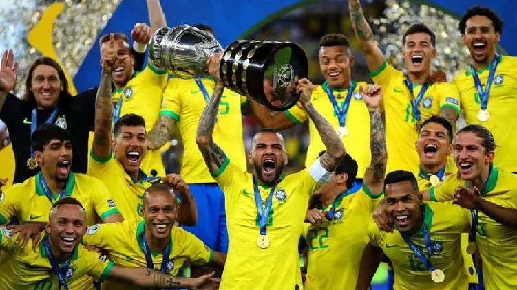 Brazil players Copa America