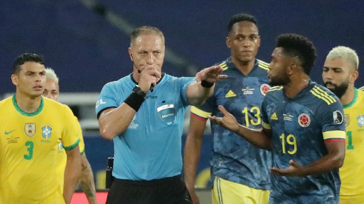 Colombia referee axed goal