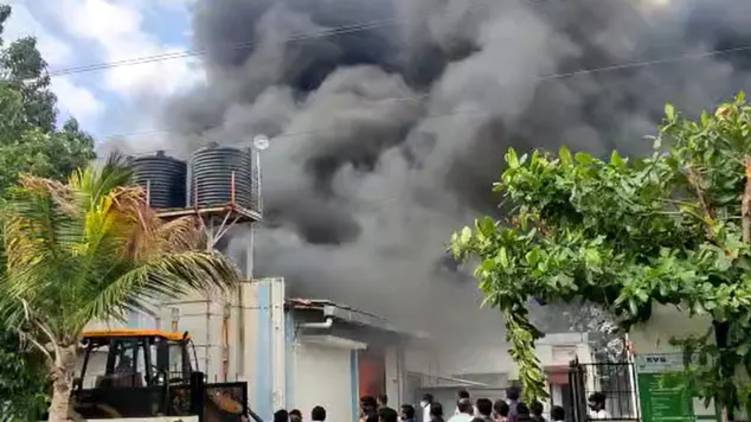 pune fire in sanitizer plant claims 17 lives