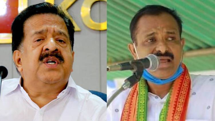 ramesh chennithala v v rajesh
