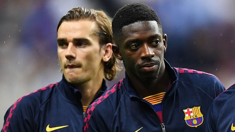 Griezmann Dembele apologise abuse