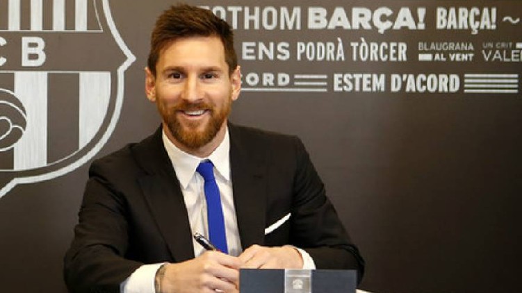 Messi agrees deal Barca