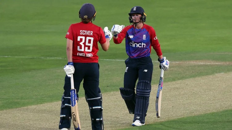 england women won india