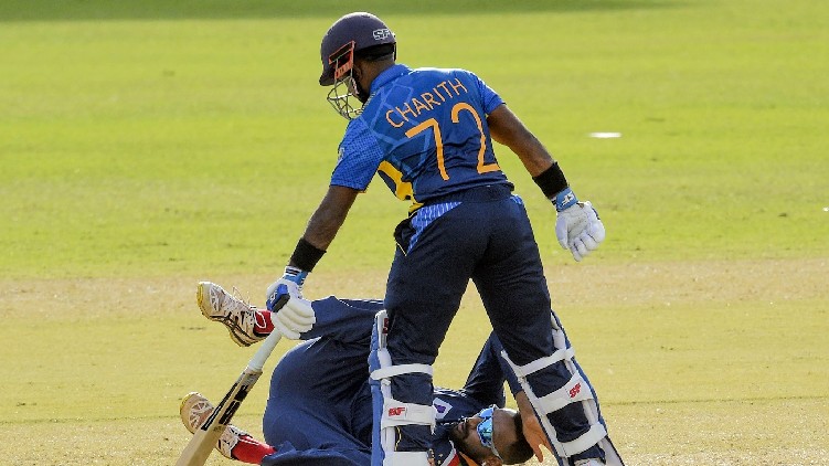 srilanka Charith Asalanka injured