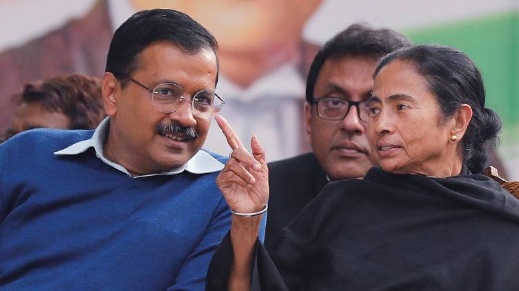 mamata Banerjee will hold talks with Arvind Kejriwal