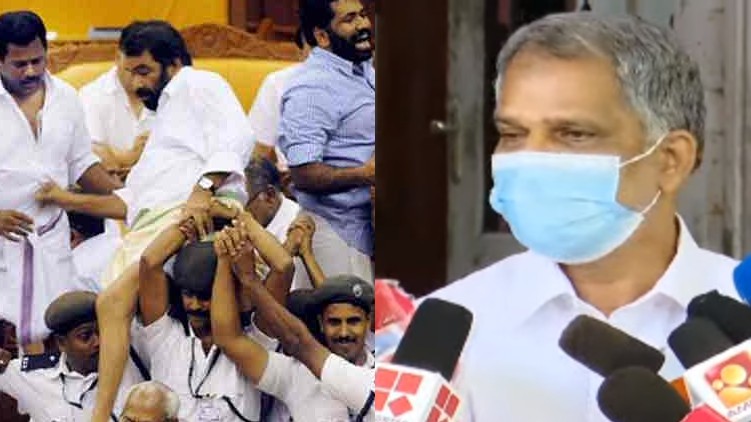 cpim, Kerala assembly ruckus