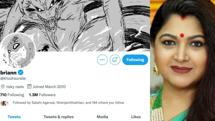 Khushbu's twitter hacked