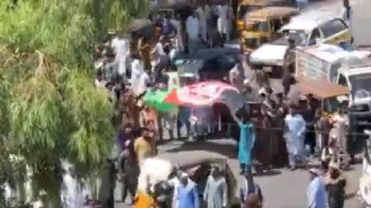 Taliban fire protesters Afghanistan