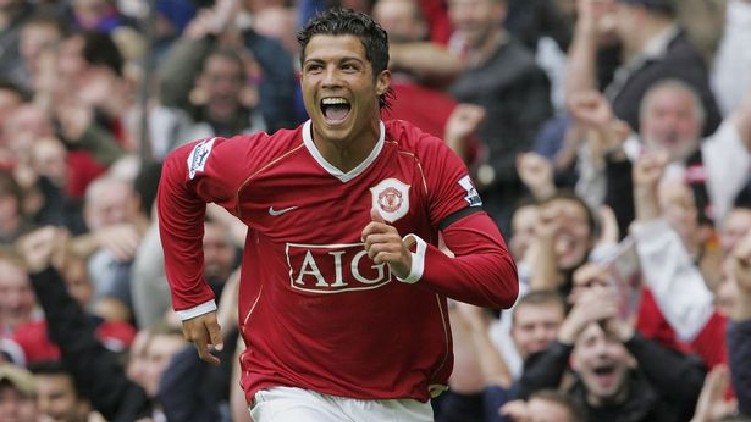 Manchester United website Cristiano