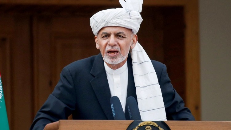 ashraf gani leaves kabul