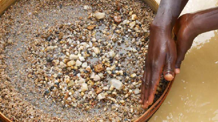Farmer Mines Diamond