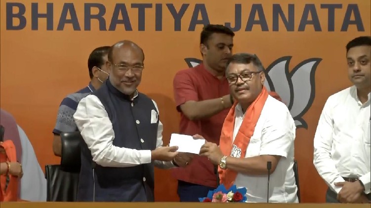Govindas Konthoujam joins BJP