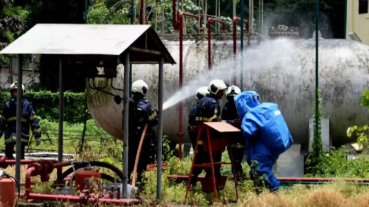 gas leaked