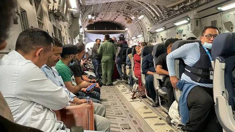 kabul indian evacuation