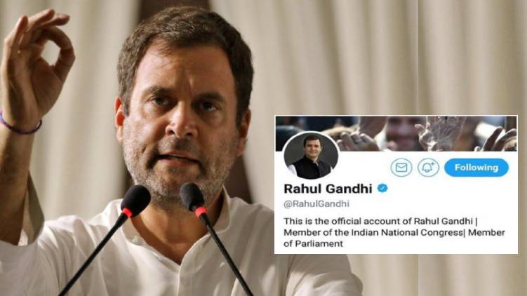 rahul gandhi twitter restored