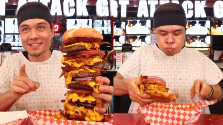 record burger eating