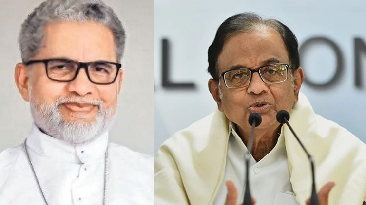 p chidambaram against pala bishop