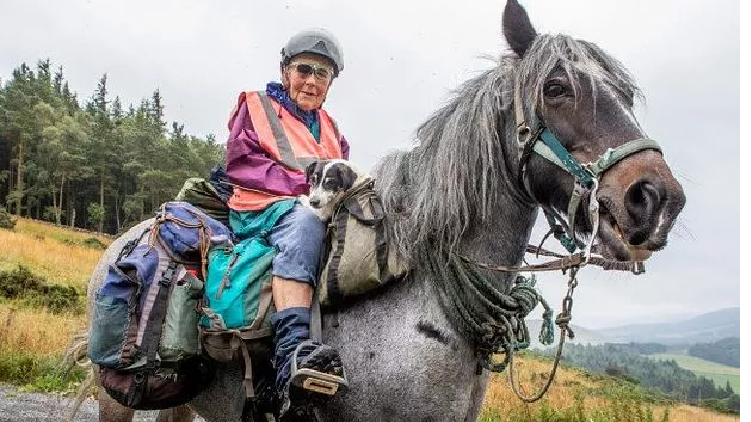 80 year old treks 600 mile