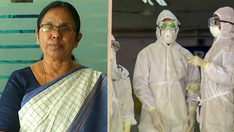 k k shailaja on nipha
