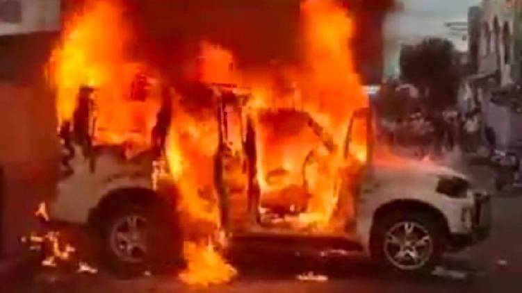 tripura cpim office attacked