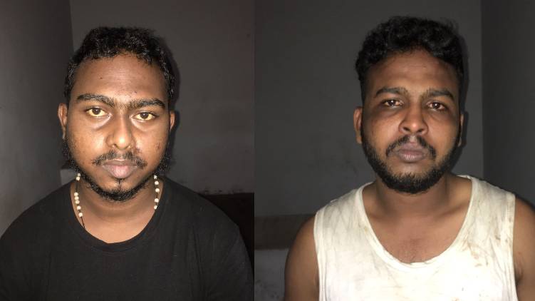 two arrested health worker attack