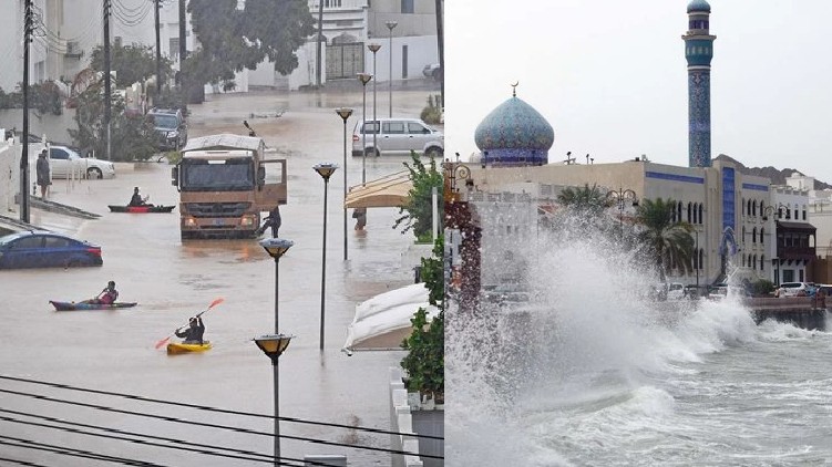 landslide in oman