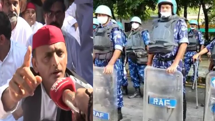 akhilesh yadav in custody