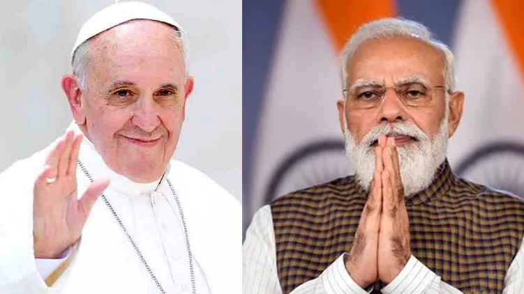 narendra modi meet pope