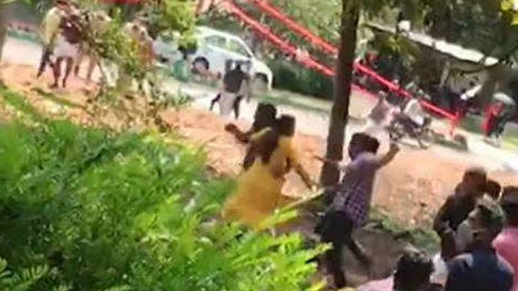 aisf woman leader against sfi leaders