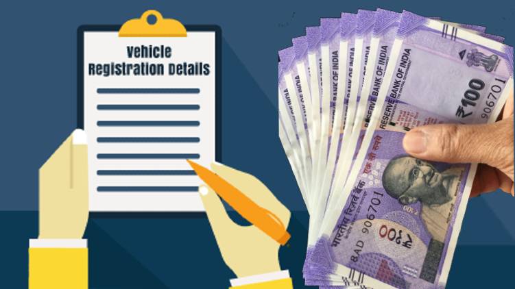 vehicle registration price india