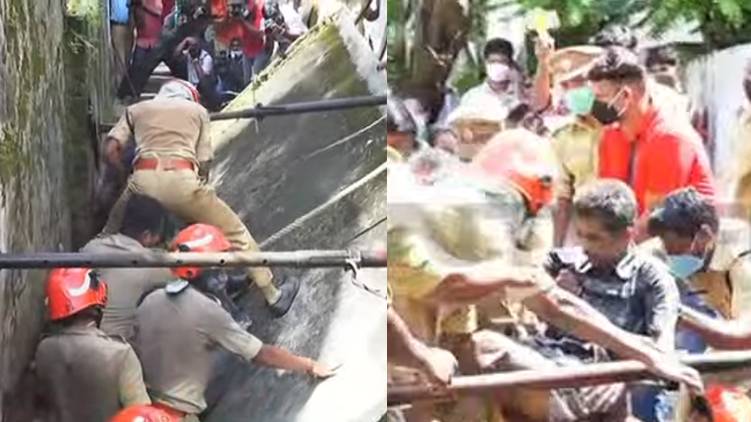 wall collapsed kaloor