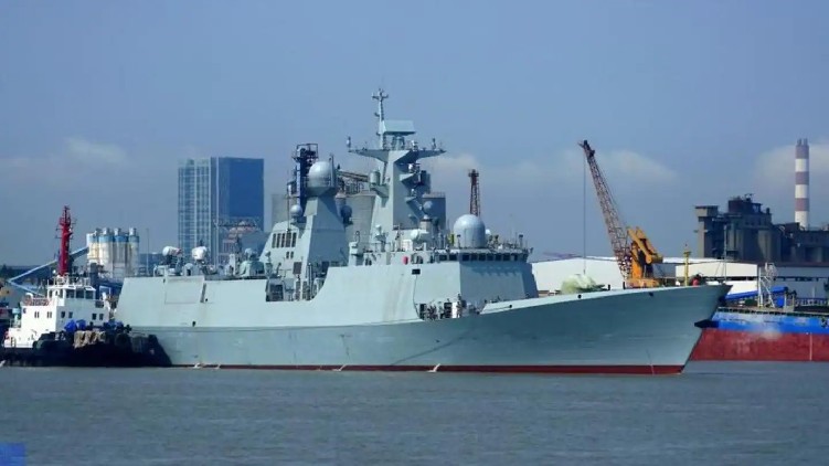 China delivers warship Pakistan