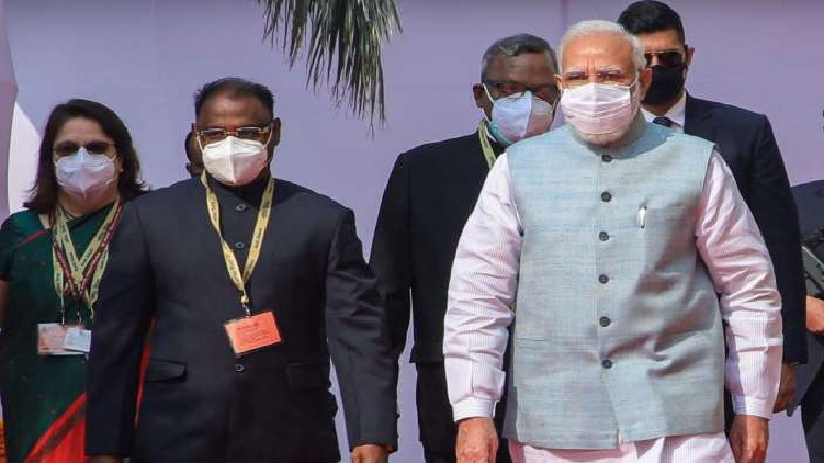 Modi handover Helicopter Drones