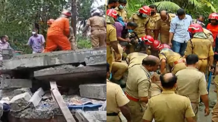 building destroyed kozhikode